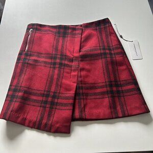 Katherine Barclay Montreal Women's Red Black Plaid Skirt Size 6